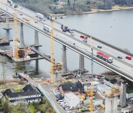 Wichtige Autobahnbrücke über den Nord-Ostseekanal wird neu gebaut